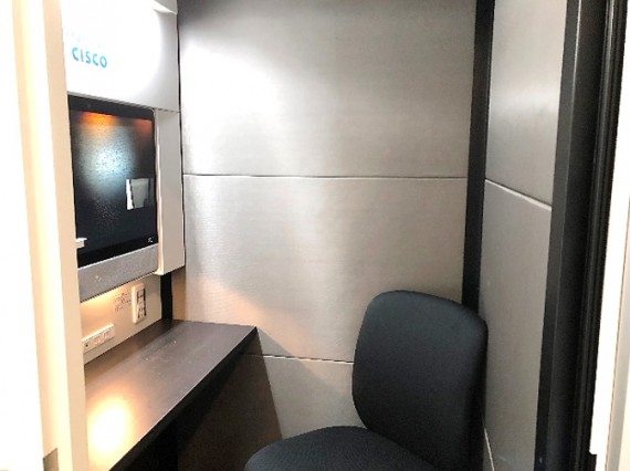 プライバシーに配慮したCisco Remote Cube内部
